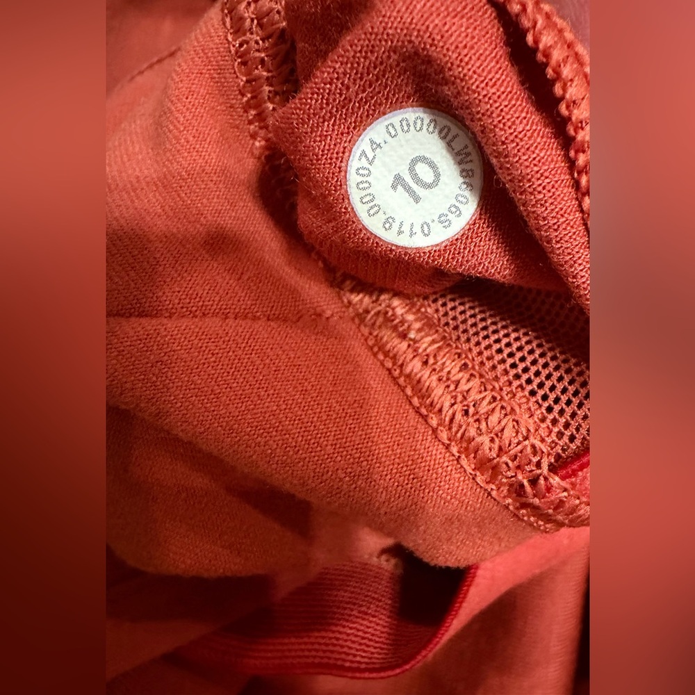 LULULEMON Picnic Play Strappy Athletic Dress Womens size 10 Brick Rose - Picture 6 of 6